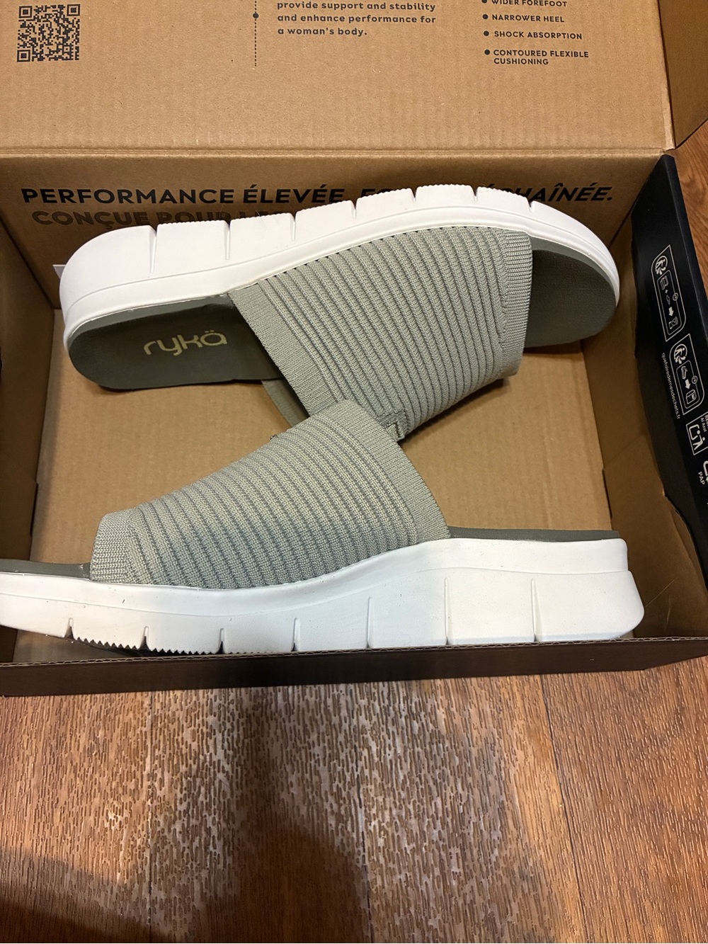 Women’s Ryka Epic Slide Sandals in Abbey Green Size 6 NWT - Picture 6 of 10